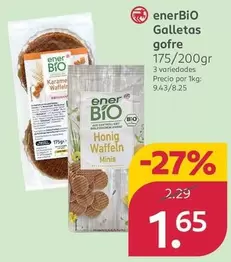 Rossmann - Enerbio Galletas Gofre