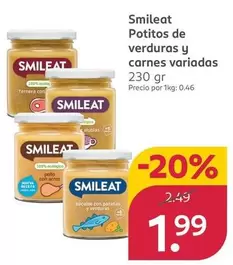 Smileat - Potitos De Verduras Y Carnes