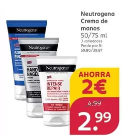 Neutrogena - Crema De Manos