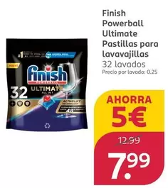 Finish - Powerball Ultimate Pastillas Para Lavavajillas
