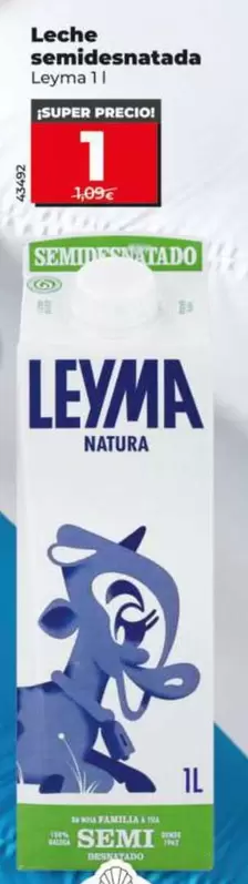 Leyma - Leche Semidesnatada
