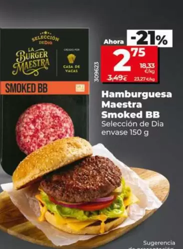 Seleccion De Dia - Hamburguesa Maestra Smoked Bb