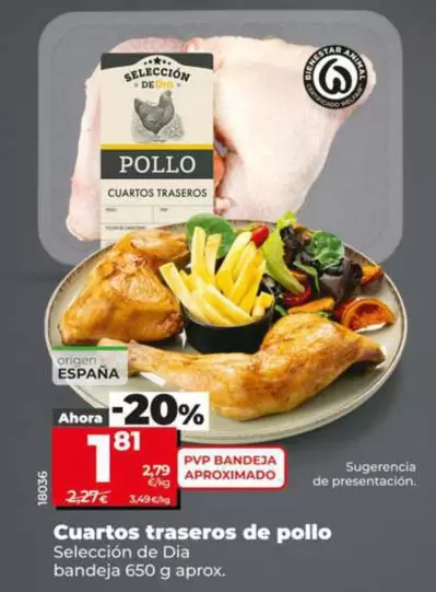 Seleccion De Dia - Cuartos Traseros De Pollo