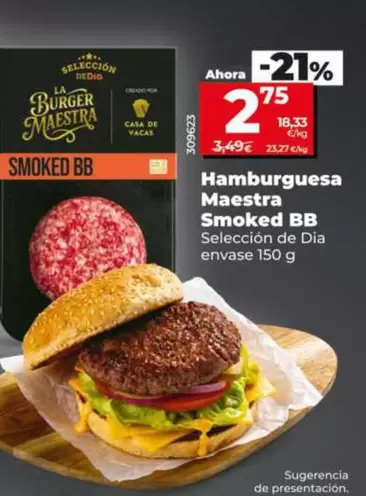 Seleccion De Dia - Hamburguesa Maestra Smoked Bb