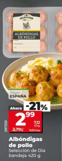 Seleccion De Dia - Albondigas De Pollo 
