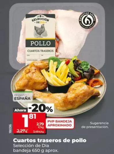 Seleccion De Dia - Cuartos Traseros De Pollo