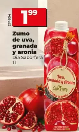 Dia Saborfera - Zumo De Uva, Granada Y Aronia