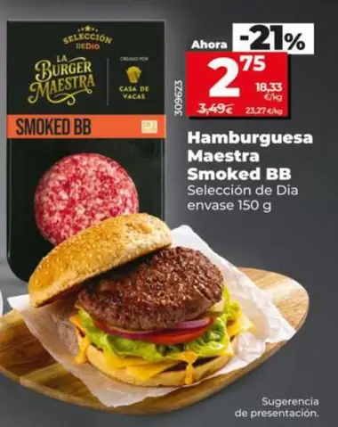 Seleccion De Dia - Hamburguesa Maestra Smoked BB