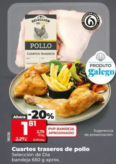 Seleccion De Dia - Cuartos Traseros De Pollo