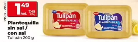 Tulipán - Plantequilla Sin Sal/Con Sal