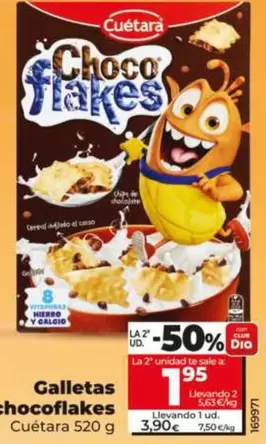 Cuétara - Galletas Chocoflakes