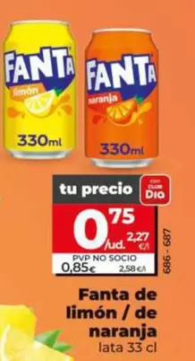 Fanta - De Limon/De Naranja