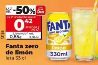 Fanta - Zero De Limon