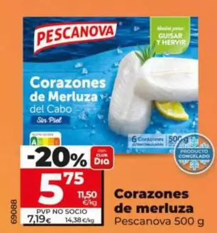Pescanova - Corazones De Merluza