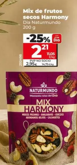 Dia Naturmundo - Mix De Frutos Secos Harmony