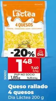 Dia Lactea - Queso Rallado 4 Quesos