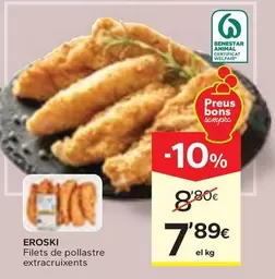 Eroski - Filets De Pollastre Extracruixents