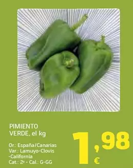 Pimiento Verde