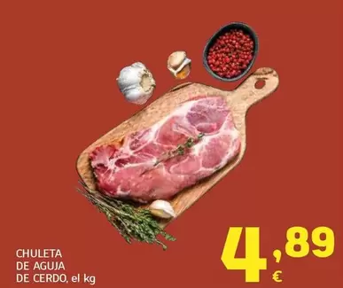 Chuleta De Aguja De Cerdo