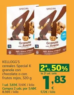 Kellogg's - Cereales Special K Granola Con Chocolate