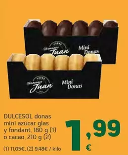 Dulcesol - Donas Mini Azucar Glas Y Fondant