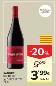 Torres - Sangre De Toro Vi Negre