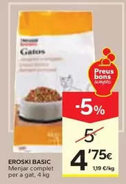 Eroski Basic - Menjar Complet Per A Gat