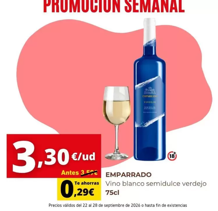 Reserva De La Tierra - Emparrado Vino Blanco Semidulce Verdejo