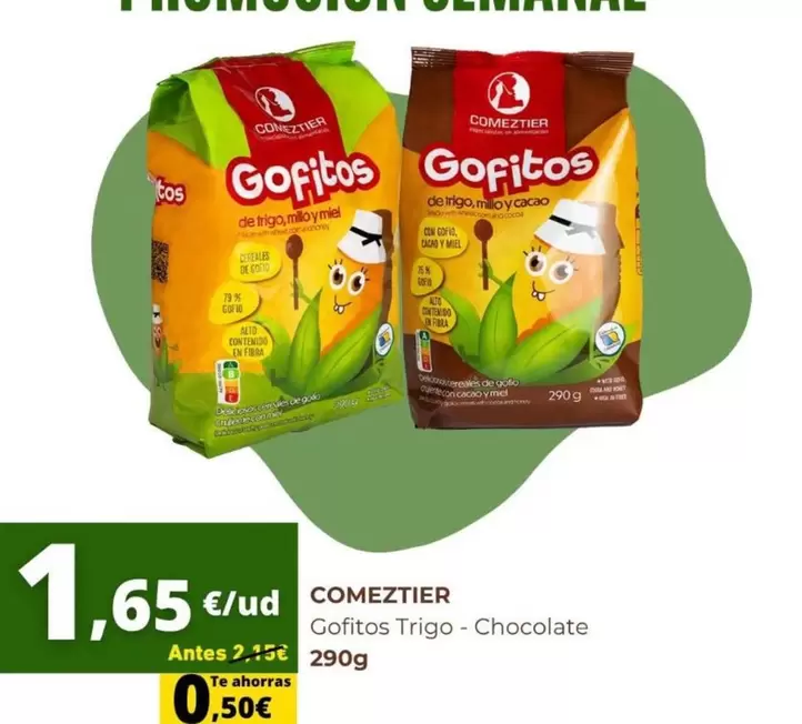Comeztier - Gofitos Trigo-Chocolate