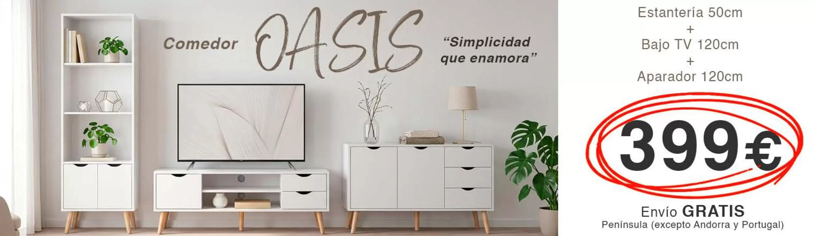 Estanteria + Bajo TV + Aparador