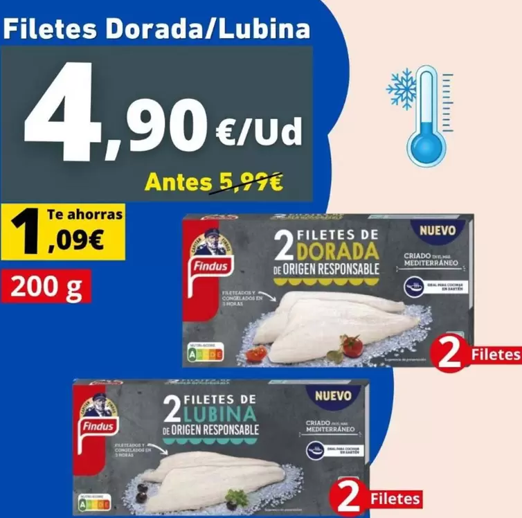 Findus - Filetes Dorada/Lubina