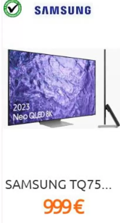 Samsung - Neo QLED 8K TQ75...