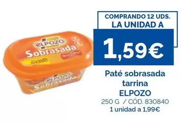 Elpozo - Paté Sobrasada