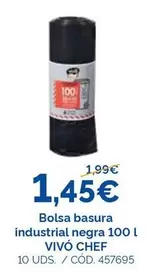 Vivó Chef - Bolsa Basura Industrial Negra