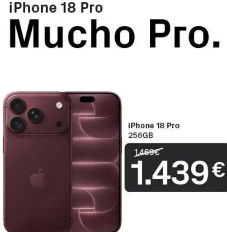 Iphone 18 Pro 256gb