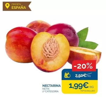 Nectarina Origen España