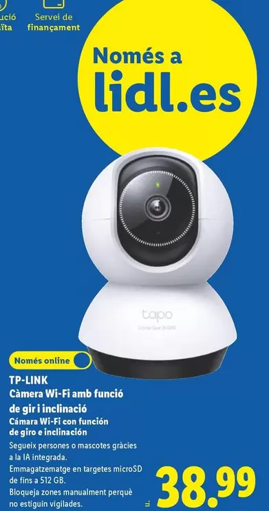 TP-LINK - Camesa Wi-Fi Amb Funció De Air Infinisee