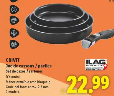 Crivit - Set De Cazos / Sartenes