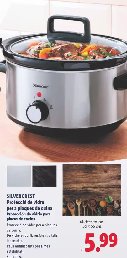 SilverCrest - Proteccion De Vidrio Per Placas De Cocina
