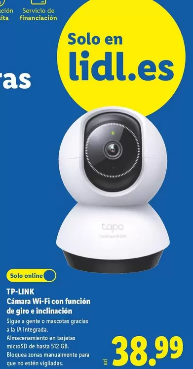 TP-LINK - Casana Wi-Fi Con Funcion De Gira Incinecia
