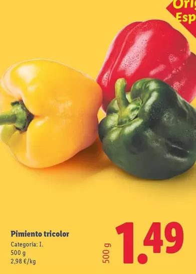 Pimiento Tricolor