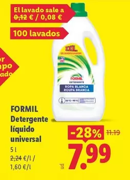 Formil - Detergente Líquido Universal