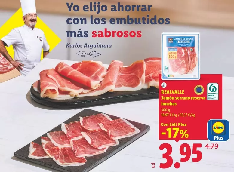 Realvalle - Jamon Serrano Reserva Lonchas