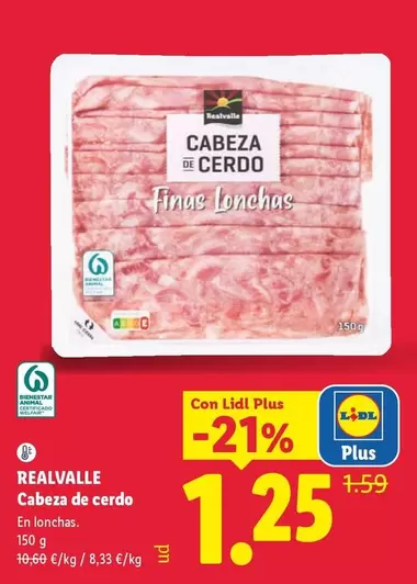 Realvalle - Cabeza De Cerdo