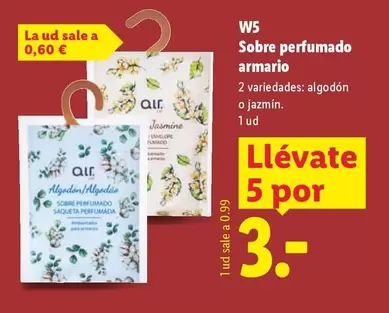 W5 - Sobre Perfumado Armario