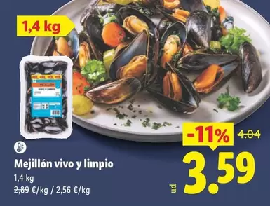 Mejillon Vivo Y Limpio