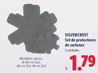 SilverCrest - Set De Protectores De Sartenes