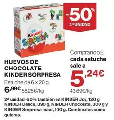 Kinder - Huevos De Chocolate Sorpresa