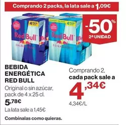 Red Bull - Bebida Energética