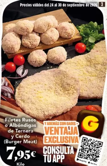 Filetes Rusos O Albondigas De Ternera Y Cerdo